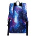 Men's Women's Backpack School Bag Bookbag 3D Print School Outdoor Daily Galaxy Cat Canvas Large Capacity Waterproof Durable Print Black Red Blue