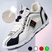 Men's Sneakers Comfort Shoes Walking Casual Outdoor Daily Mesh Breathable Comfortable Slip Resistant Lace-up Black White Color Block Summer