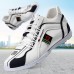 Men's Sneakers Comfort Shoes Walking Casual Outdoor Daily Mesh Breathable Comfortable Slip Resistant Lace-up Black White Color Block Summer