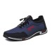 Men's Sneakers Casual Shoes Sporty Look Comfort Shoes Walking Sporty Casual Outdoor Daily Office & Career Microfiber Breathable Comfortable Slip Resistant Elastic Band Black Blue Summer Spring