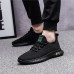 Men's Sneakers Flyknit Shoes Comfort Shoes Fitness & Cross Training Shoes Walking Sporty Casual Outdoor Daily Tissage Volant Breathable Comfortable Slip Resistant Lace-up Black Summer Spring