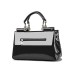 Women's Handbag Top Handle Bag PU Leather Daily Going out Embossed Flower Wine Black White