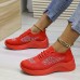 Women's Sneakers Bling Bling Shoes Plus Size Flyknit Shoes Outdoor Athletic Daily Solid Color Rhinestone Flat Heel Round Toe Sporty Classic Casual Running Tennis Shoes Walking Tissage Volant Loafer