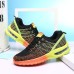 Women's Sneakers Plus Size Flyknit Shoes Comfort Shoes Outdoor Daily Color Block Flat Heel Round Toe Fashion Casual Running Tissage Volant Lace-up Black White Blue