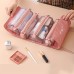 Women's Handbag Makeup Bag Cosmetic Bag Nylon Holiday Beach Travel Zipper Large Capacity Waterproof Breathable Solid Color Black Pink Red