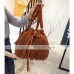 stylish fashionable womens cross-body shoulder bag faux suede fringe tassels crossbody bags for women trend