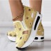 Women's Sneakers Plus Size Height Increasing Shoes Slip-on Sneakers Outdoor Daily Solid Color Hollow-out Summer Flat Heel Round Toe Casual Minimalism Walking Canvas Loafer Black White Yellow