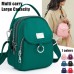 Women's Handbag Crossbody Bag Dome Bag Nylon Shopping Daily Buckle Zipper Adjustable Large Capacity Lightweight Solid Color Sapphire blue. Haze blue. Dark green.