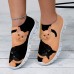 Women's Sneakers Slip-Ons Print Shoes Animal Print Plus Size Outdoor Daily Color Block Cat Summer Winter Flat Heel Round Toe Closed Toe Fashion Sporty Casual Running Walking Tissage Volant Loafer