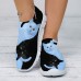 Women's Sneakers Slip-Ons Print Shoes Animal Print Plus Size Outdoor Daily Color Block Cat Summer Winter Flat Heel Round Toe Closed Toe Fashion Sporty Casual Running Walking Tissage Volant Loafer