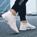 Men's Trainers Athletic Shoes White Shoes Running Walking Sporty Classic Casual Outdoor Daily Mesh Black White Red Summer Spring Fall