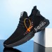 Men's Sneakers Sporty Look Casual Daily Tissage Volant Breathable Lace-up Black Red Gray Summer Spring