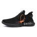 Men's Sneakers Sporty Look Casual Daily Tissage Volant Breathable Lace-up Black Red Gray Summer Spring