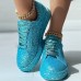 Women's Sneakers Bling Bling Shoes Glitter Crystal Sequined Jeweled Plus Size Outdoor Daily Solid Color Glow in the Dark Rhinestone Sequin Flat Heel Round Toe Casual Comfort Minimalism Walking Satin