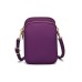 Women's Mobile Phone Bag Crossbody Bag Oxford Cloth Cowhide Outdoor Daily Solid Color Green 033 Purple 033 Black Balloon 033