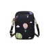 Women's Mobile Phone Bag Crossbody Bag Oxford Cloth Cowhide Outdoor Daily Solid Color Green 033 Purple 033 Black Balloon 033