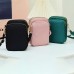 Women's Mobile Phone Bag Crossbody Bag Oxford Cloth Cowhide Outdoor Daily Solid Color Green 033 Purple 033 Black Balloon 033