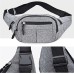 Fashion Men Women Waist Bag Casual Fanny Pack Purse Large Phone Belt Bag Pouch Canvas Outdoor Travel Phone Bag Banana Hip Bags