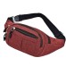 Fashion Men Women Waist Bag Casual Fanny Pack Purse Large Phone Belt Bag Pouch Canvas Outdoor Travel Phone Bag Banana Hip Bags