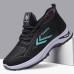 Men's Sneakers Sporty Look Running Walking Sporty Casual Outdoor Daily Elastic Fabric Breathable Comfortable Slip Resistant Lace-up Black Red Black gray Dark Green Winter