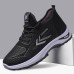 Men's Sneakers Sporty Look Running Walking Sporty Casual Outdoor Daily Elastic Fabric Breathable Comfortable Slip Resistant Lace-up Black Red Black gray Dark Green Winter