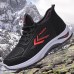 Men's Sneakers Sporty Look Running Walking Sporty Casual Outdoor Daily Elastic Fabric Breathable Comfortable Slip Resistant Lace-up Black Red Black gray Dark Green Winter