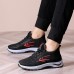 Men's Sneakers Sporty Look Running Walking Sporty Casual Outdoor Daily Elastic Fabric Breathable Comfortable Slip Resistant Lace-up Black Red Black gray Dark Green Winter