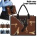 Women's Handbag Tote Canvas Tote Bag Polyester Daily Holiday Print Large Capacity Foldable Lightweight Cat 3D Blue Brown Coffee