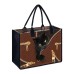 Women's Handbag Tote Canvas Tote Bag Polyester Daily Holiday Print Large Capacity Foldable Lightweight Cat 3D Blue Brown Coffee