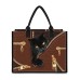 Women's Handbag Tote Canvas Tote Bag Polyester Daily Holiday Print Large Capacity Foldable Lightweight Cat 3D Blue Brown Coffee