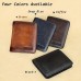 Men's Wallet Credit Card Holder Wallet Cowhide Shopping Daily Zipper Large Capacity Foldable Durable Solid Color Black Blue Brown