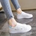 Women's Sneakers Platform Sneakers Outdoor Daily Summer Flat Heel Round Toe Fashion Sporty Casual Walking PU Lace-up Pink Blue