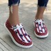 Women's Sneakers Boat Shoes Canvas Shoes Plus Size Canvas Shoes Platform Sneakers Outdoor Daily Solid Color Color Block Summer Flat Heel Round Toe Casual Preppy Running Tennis Shoes Canvas Microfiber