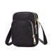 Men's Women's Crossbody Bag Shoulder Bag Mobile Phone Bag Nylon Outdoor Daily Zipper Adjustable Large Capacity Breathable Solid Color Black Red Purple