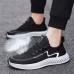 Men's Sneakers Sporty Look Running Walking Sporty Casual Outdoor Daily Mesh Breathable Comfortable Slip Resistant Lace-up Black White Coffee Summer Spring