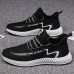 Men's Sneakers Sporty Look Running Walking Sporty Casual Outdoor Daily Mesh Breathable Comfortable Slip Resistant Lace-up Black White Coffee Summer Spring