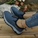 Women's Sneakers Plus Size Outdoor Daily Indoor Color Block Summer Winter Flat Heel Round Toe Casual Comfort Walking Faux Suede Lace-up Black Blue Khaki