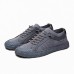 Men's Sneakers Flyknit Shoes Casual Daily Tissage Volant Breathable Lace-up Black Coffee Gray Summer Spring