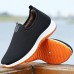 Men's Sneakers Snow Boots Winter Boots Winter Shoes Fleece lined Casual Outdoor Daily Cloth Warm Breathable Comfortable Loafer Black Grey Color Block Fall Winter