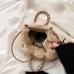 Women's Handbag Crossbody Bag Shoulder Bag Fluffy Bag Faux Fur Christmas Shopping Daily Braided Strap Large Capacity Lightweight Solid Color Patchwork Dark Khaki Light Khaki Black