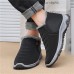 Women's Sneakers Boots Slip-Ons Snow Boots Waterproof Boots Plus Size Daily Walking Solid Color Fleece Lined Booties Ankle Boots Winter Wedge Heel Round Toe Sporty Casual Comfort Hiking Walking Faux