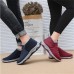 Women's Sneakers Boots Slip-Ons Snow Boots Waterproof Boots Plus Size Daily Walking Solid Color Fleece Lined Booties Ankle Boots Winter Wedge Heel Round Toe Sporty Casual Comfort Hiking Walking Faux