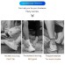 Women's Sneakers Platform Sneakers Daily Solid Color Spring Fall Platform Flat Heel Round Toe Sporty Casual Walking PU Lace-up Silver With Lightweight Button Switch Buckle Shoelaces Nylon Shoelace