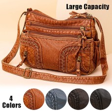 Women's Crossbody Bag Shoulder Bag Hobo Bag PU Leather Outdoor Daily Holiday Zipper Large Capacity Waterproof Lightweight Solid Color Black Gold Lake blue Black