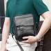 Men's Crossbody Bag Shoulder Bag Satchel Messenger Bag PU Leather Outdoor Daily Zipper Large Capacity Waterproof Lightweight Solid Color dark brown Black khaki