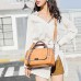 Women's Handbag Crossbody Bag Satchel Messenger Bag Boston Bag PU Leather Daily Holiday Pendant Zipper Adjustable Large Capacity Waterproof Solid Color Black Brown Green