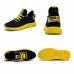 Men's Trainers Athletic Shoes Sneakers Comfort Shoes Work Sneakers Running Basketball Walking Sporty Casual Athletic Canvas Mid-Calf Boots Lace-up White Yellow Red Winter