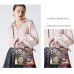 Women's Crossbody Bag Shoulder Bag Mobile Phone Bag Dome Bag Cowhide Daily Holiday Zipper Flower Large Capacity Waterproof Durable Patchwork Flower Folk Hengcai vertical color letter color lychee