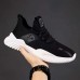 Men's Sneakers Casual Shoes Sporty Look Flyknit Shoes Running Walking Sporty Casual Outdoor Daily Knit Tissage Volant Breathable Height Increasing Lace-up Black Grey Black Green Color Block Spring