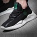 Men's Sneakers Casual Shoes Sporty Look Flyknit Shoes Running Walking Sporty Casual Outdoor Daily Knit Tissage Volant Breathable Height Increasing Lace-up Black Grey Black Green Color Block Spring